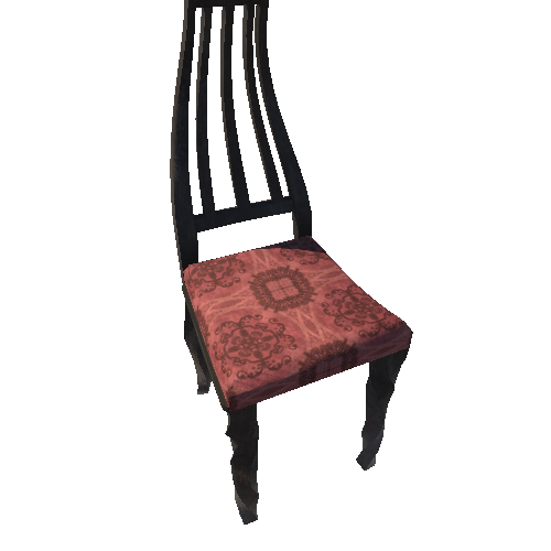 Cushioned Chair 05